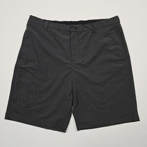 Greg Norman Men's Dark Gray Golf Shorts